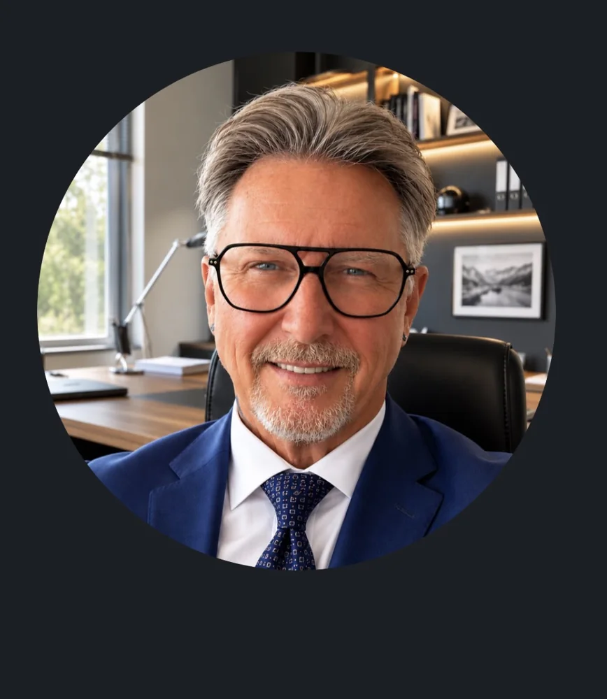 Ritratto di Patrick Uldry, fondatore e CEO di Onebiz Solutions Sàrl